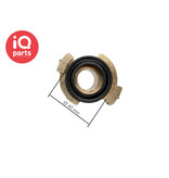 IQ-Parts IQ-Parts Tuinslang-snelkoppeling | 40 mm | schroefaansluiting | messing