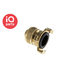 IQ-Parts IQ-Parts Tuinslang-snelkoppeling | 40 mm | schroefaansluiting | messing