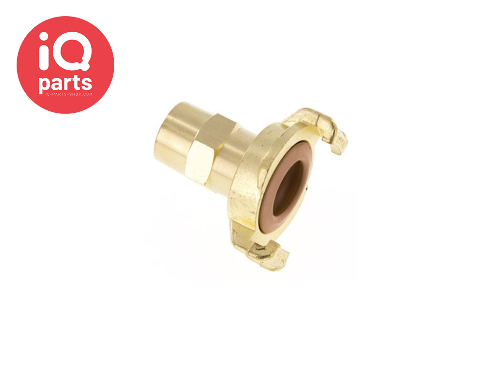Industrial hose quick coupling | 40 mm | screw connection | brass