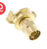IQ-Parts IQ-Parts Industrieslang-snelkoppeling | 40 mm | schroefaansluiting | messing