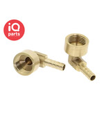 IQ-Parts IQ-Parts - Hose Connector | Female thread (BSPT) | 90º | Brass