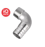 IQ-Parts IQ-Parts - Schlauchtülle | Aussengewinde (BSPT) | 90º | Edelstahl 304