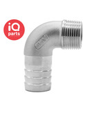 IQ-Parts IQ-Parts - Slangpilaar | Buitendraad (BSPT) | 90º | RVS 304
