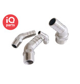 IQ-Parts IQ-Parts - Schlauchtülle | Aussengewinde (BSPT) | 45º | Edelstahl 304