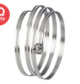 Jubilee Clips Jubilee Klemmband mit Schnellverschluss | Verzinkter Stahl | 11 mm