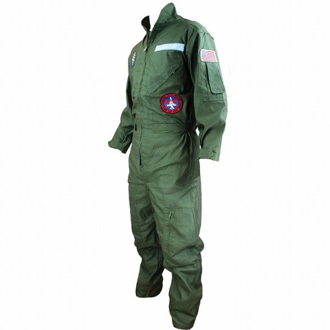 Air Force Pilotenoverall met patches