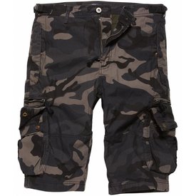 Vintage Industries Gandor short DARK CAMO Korte broek (met ritsen)