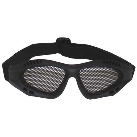 Airsoft bril mesh Zwart