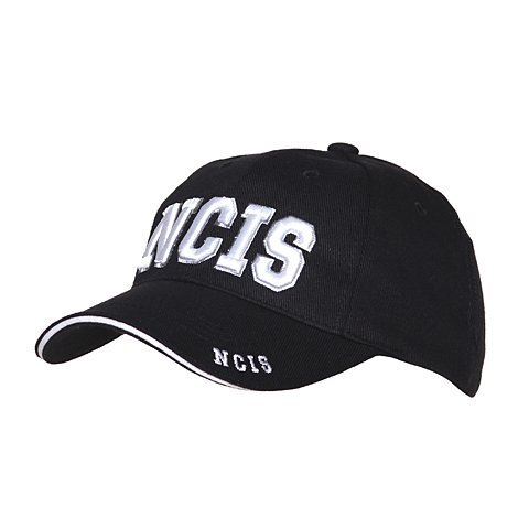 Zwarte baseball cap met NCIS logo