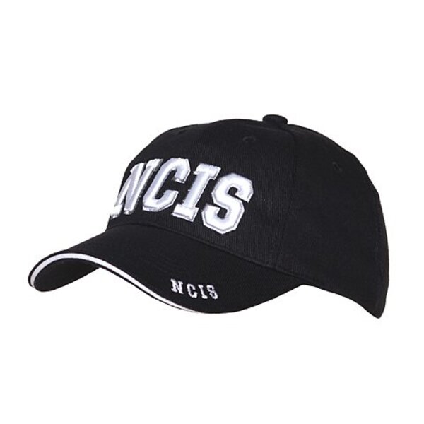 101 inc. Zwarte baseball cap met NCIS