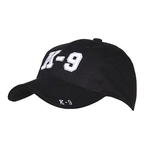 101 inc. Zwarte baseball cap met K-9 logo