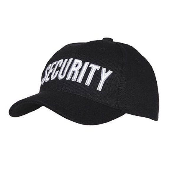 101 inc. Zwarte baseball cap met Security