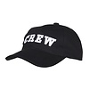 Zwarte baseball cap met CREW