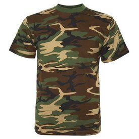  T-shirt camouflage Woodland