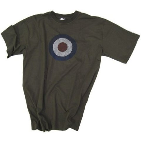 T-shirt met Royal Air Force logo Groen