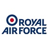 T-shirt met RAF logo Zwart