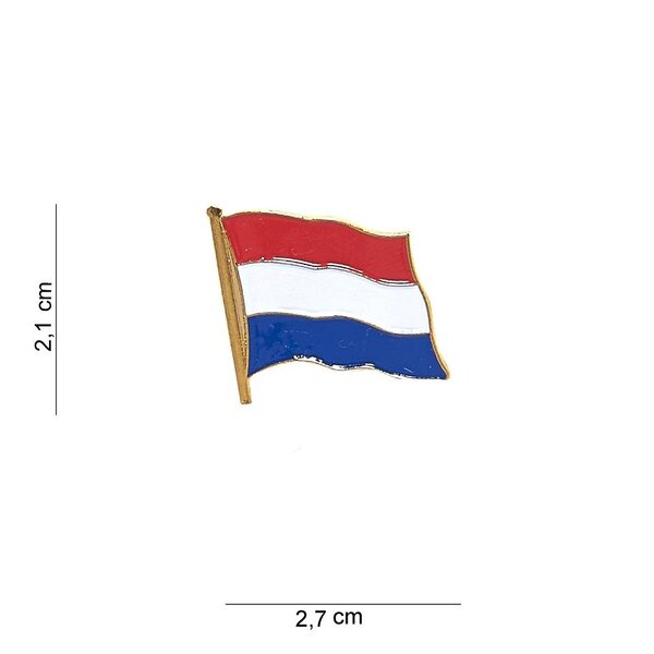  Nederlandse vlag metaal embleem