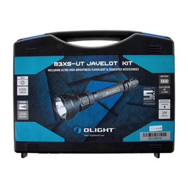 Olight M3XS-UT Javelot 1200 lumen zaklamp Kit