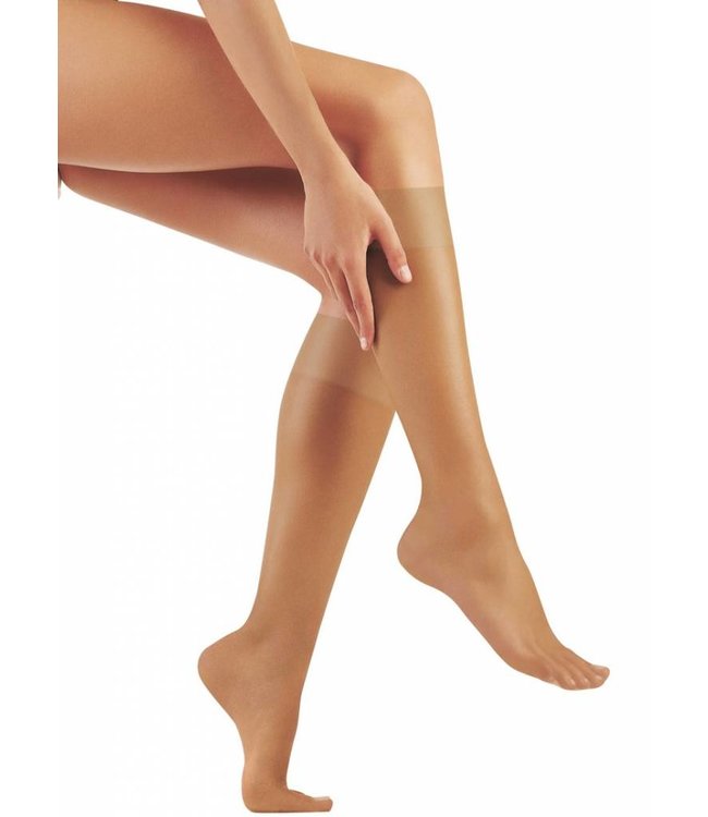 FIORE 2x Pola 15 kniekousen Light Natural