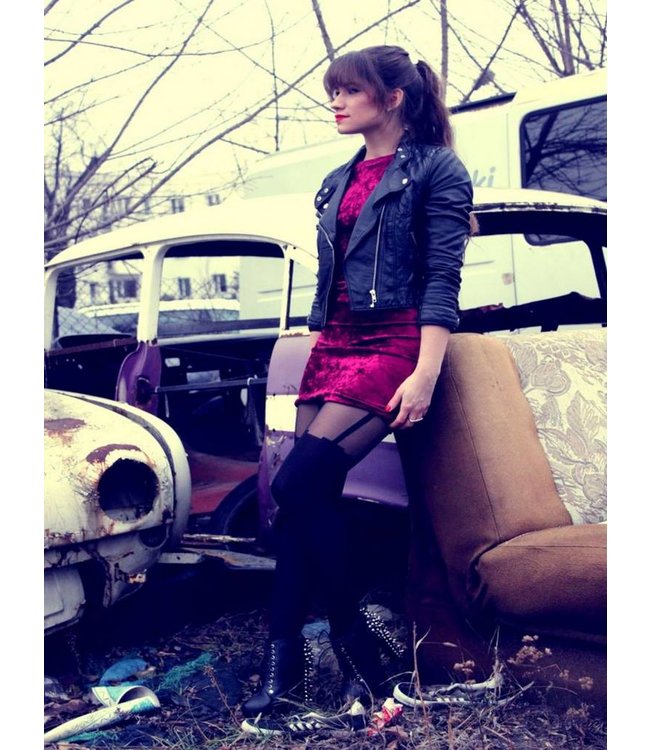 FIORE Milla 40 panty met kousenmotief