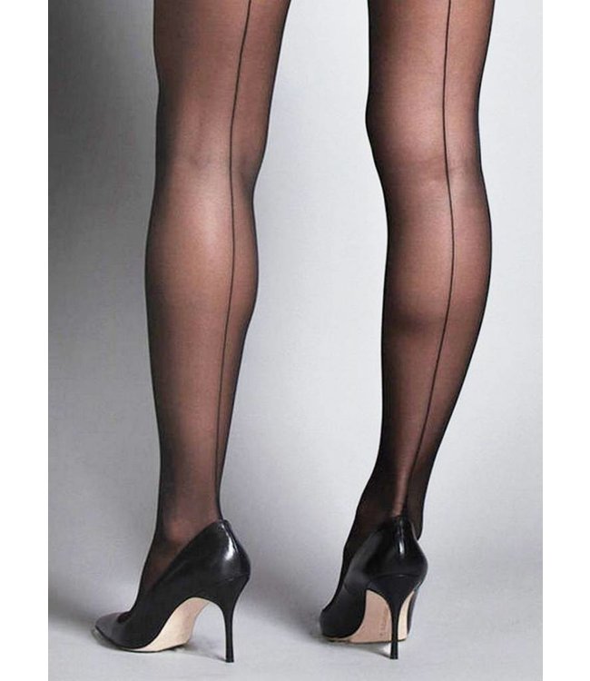 Art Deco 20 zwarte naadpanty - Foto 6 Soshin