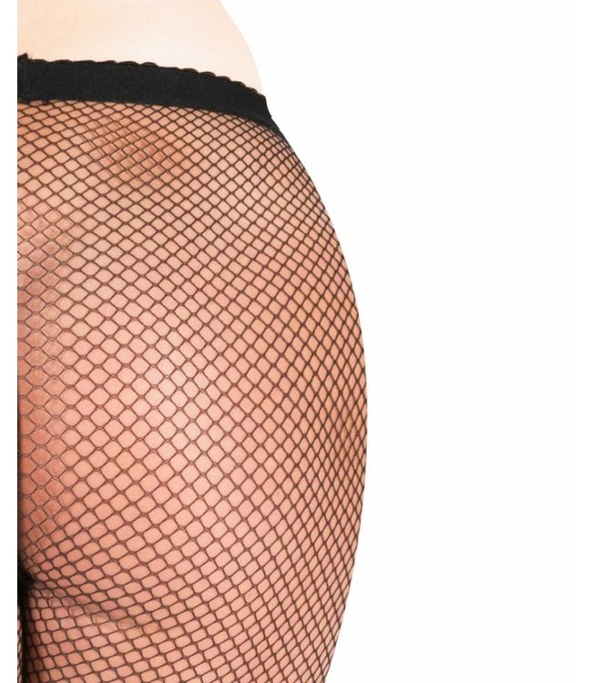Greta zwarte zachte visnetpanty - Foto 4 Soshin