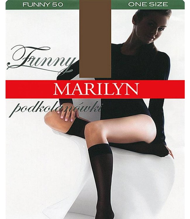 MARILYN Funny 50 huidkleur matte kniekousen