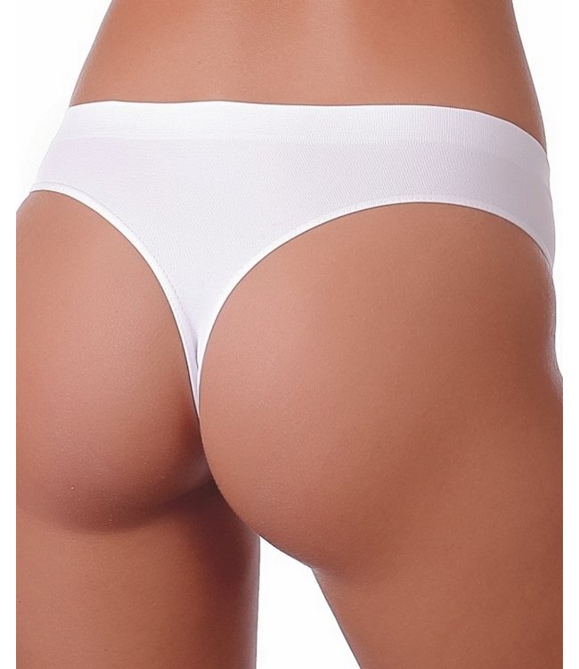 Seamless Cotton zwarte, naadloze string - Foto 5 Soshin