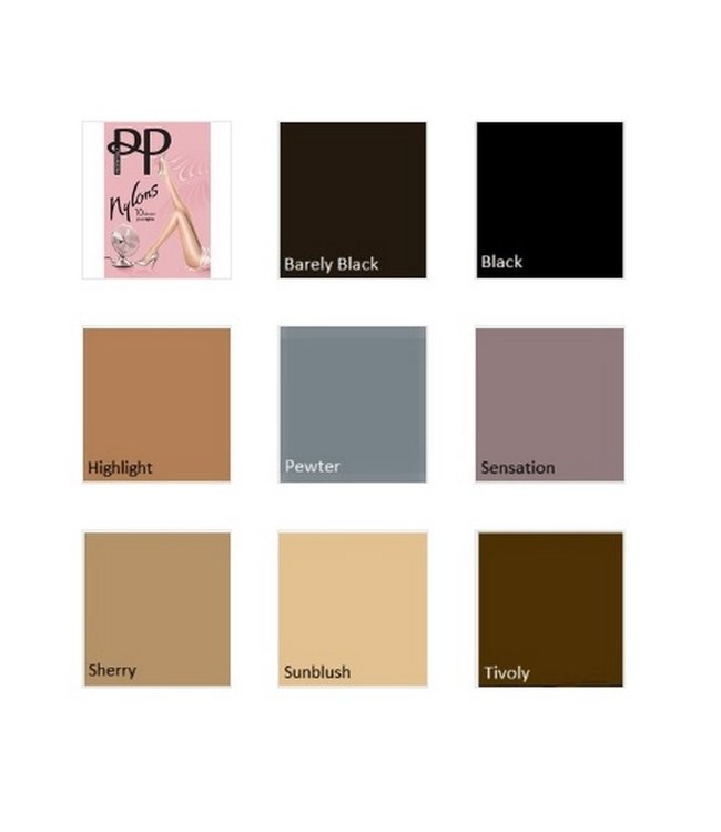 PRETTY POLLY Nylons Gloss 10 huidkleur panty Highlight