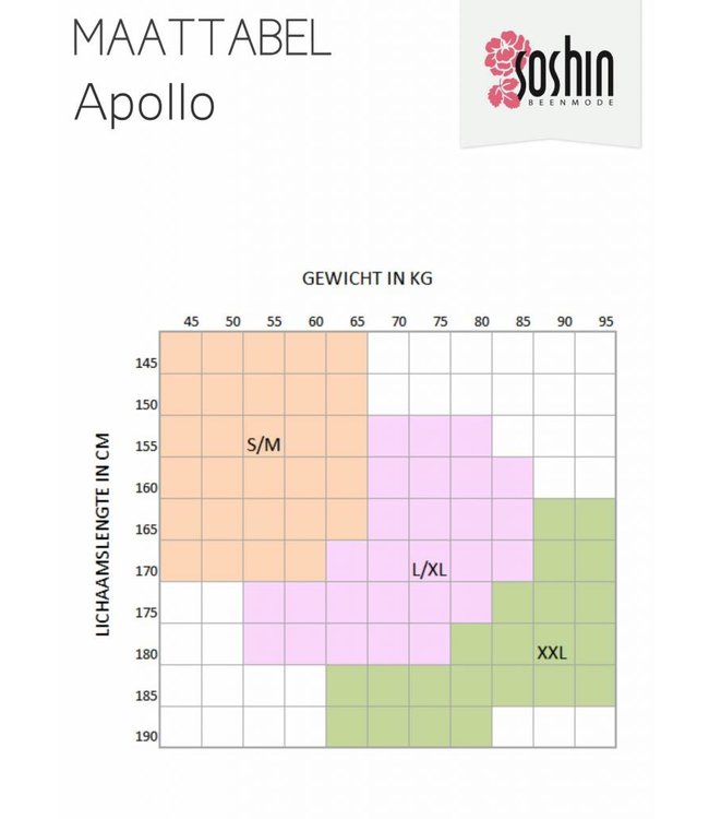 APOLLO Fiona naadloze rode enkellegging