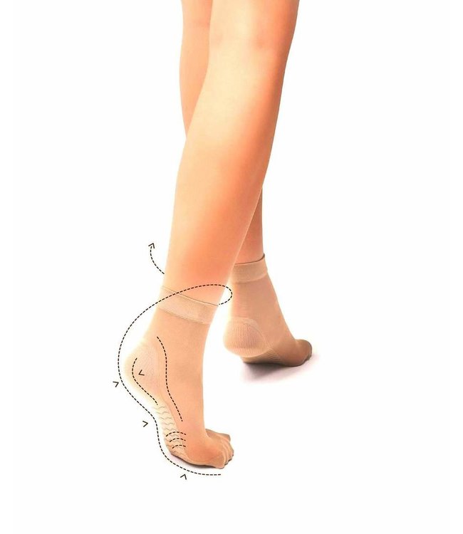 FIORE Massage 20 zwarte sokken