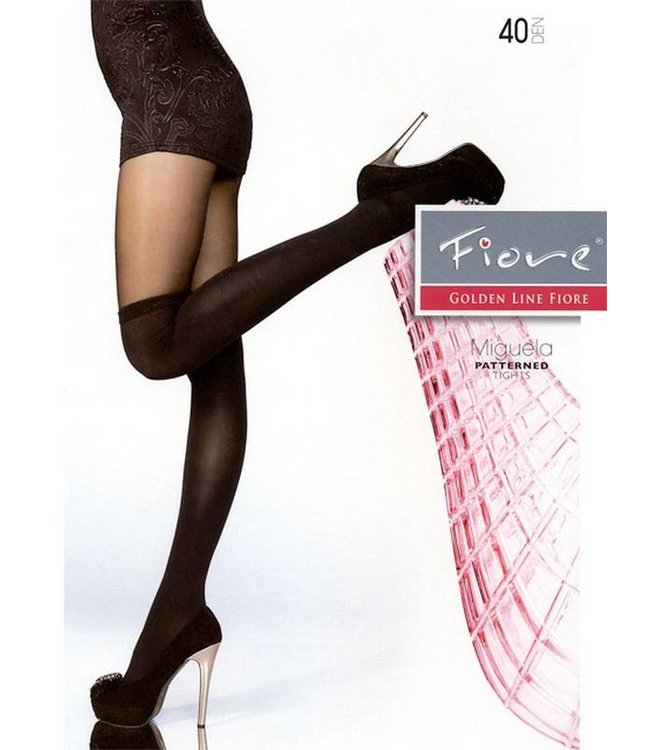 FIORE Miguela 40 zwarte suspenderpanty