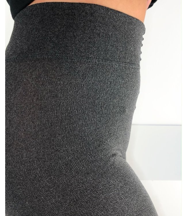 Snow grijze fleece legging - Foto 4 Soshin