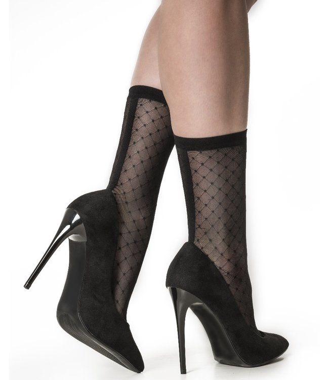 MARCMARCS Ella zwarte, chique pantykousjes