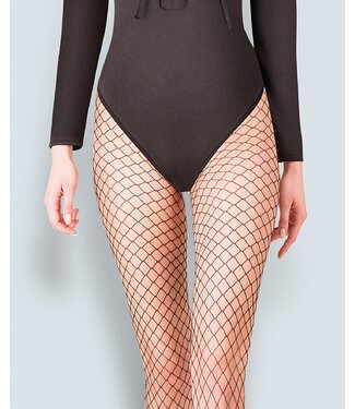 GABRIELLA Betty Page grove, zwarte netpanty