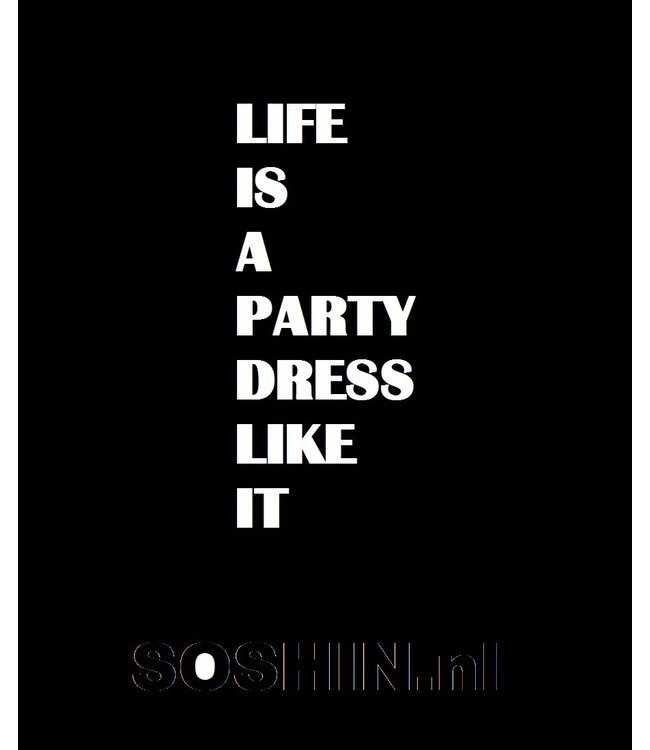 MARCMARCS Black Glitter panty, zilveren glitters