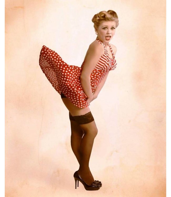 FIORE Milena 20 rode stay ups kousen