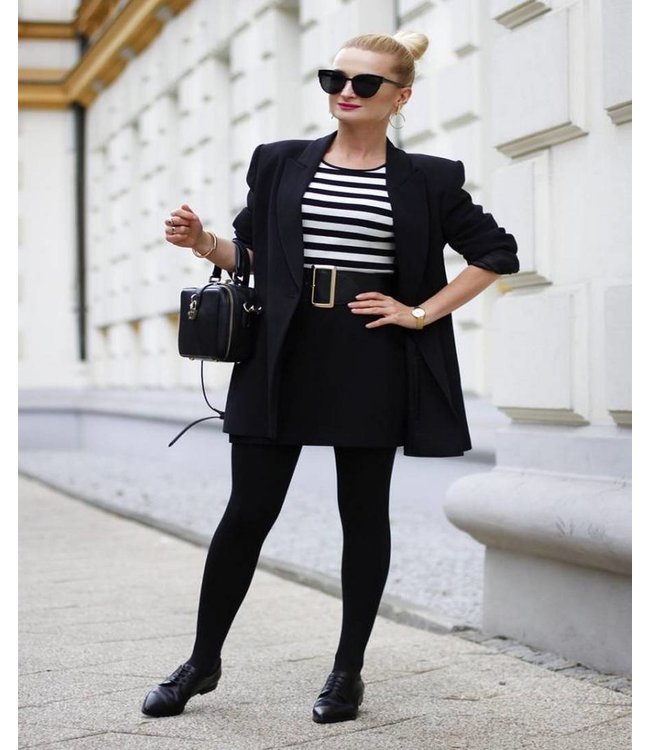 MARIANNE Eva zwarte, katoenen maillot