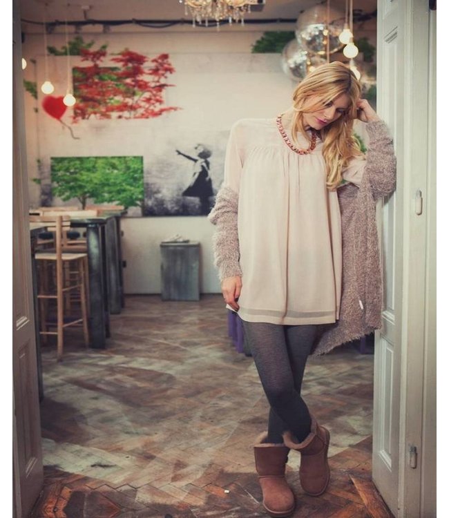 BONNIE DOON Ladies Plain lichtgrijze maillot