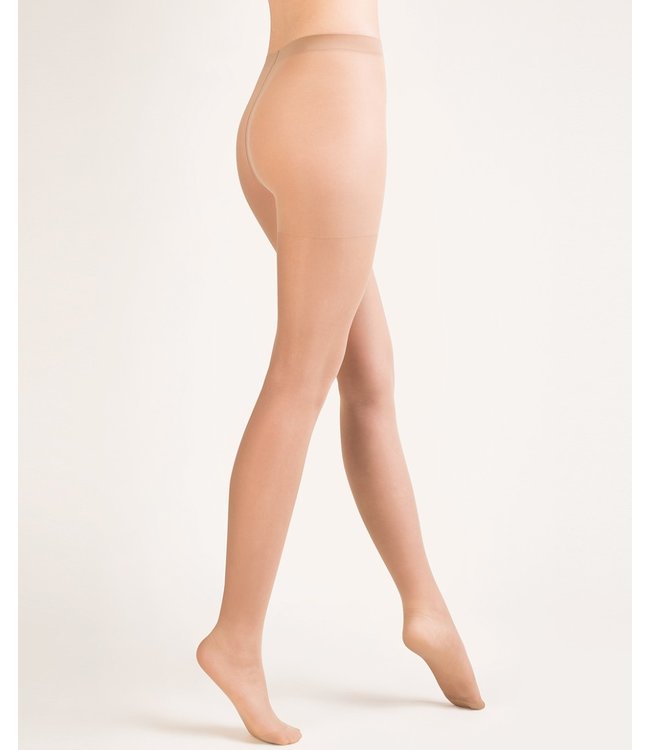 GABRIELLA Classic 20 witte panty satijnglans