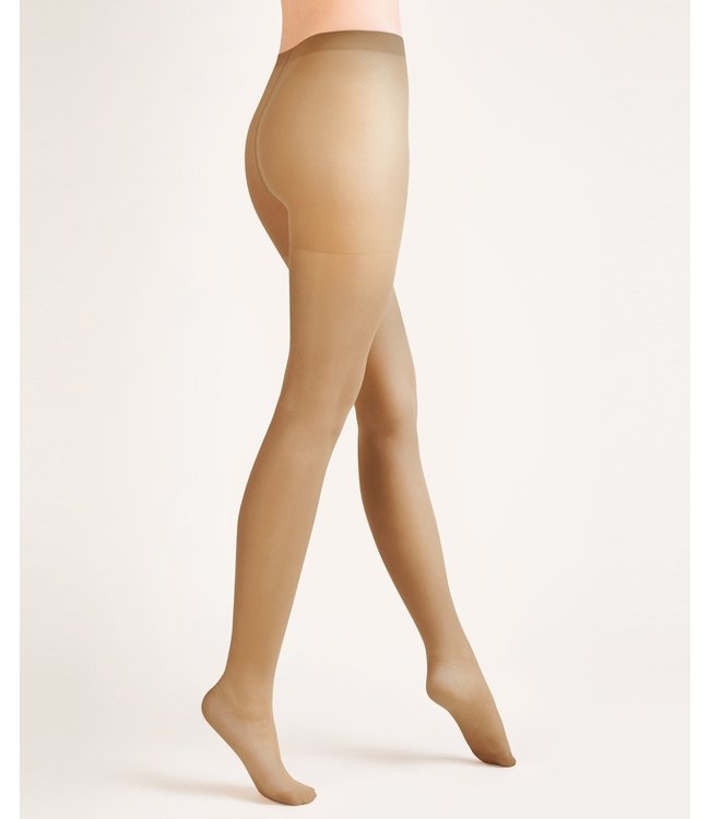 GABRIELLA Classic 20 witte panty satijnglans