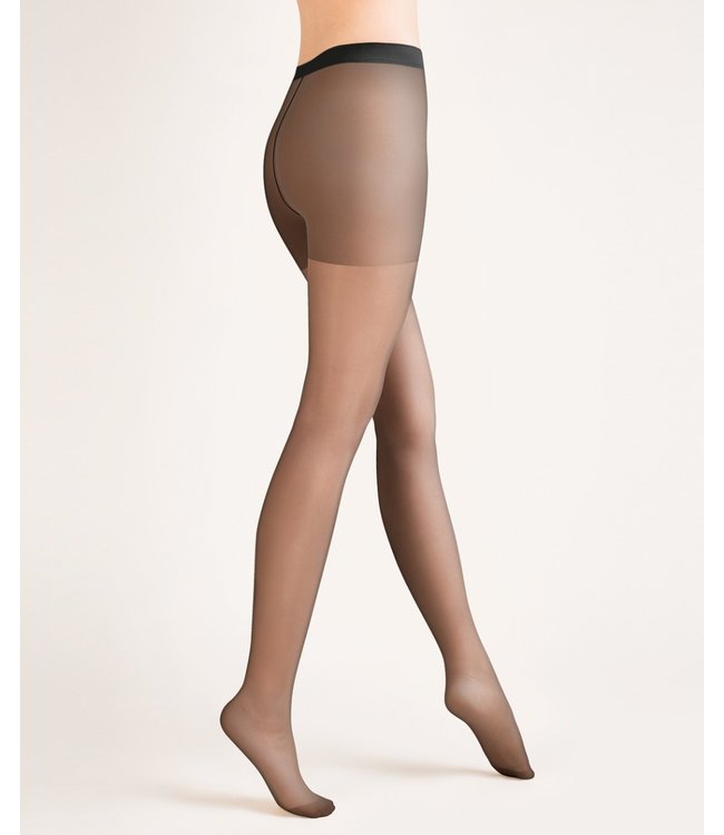 Classic 20 lichtgrijze panty satijnglans - Foto 4 Soshin