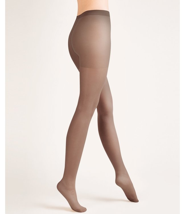 GABRIELLA Classic 20 lichtgrijze panty satijnglans