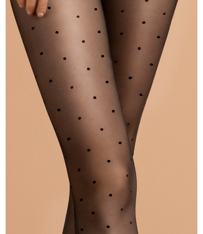 FIORE Kim 15 HUIDKLEUR panty met stippen
