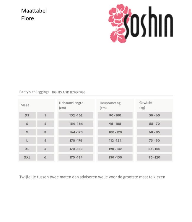 FIORE Lili 20 grijze panty met glans