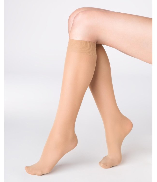 Funny 50 huidkleur matte kniekousen - Foto 1 Soshin