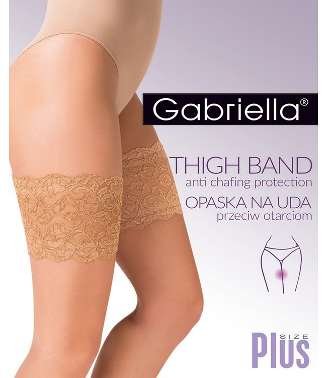 GABRIELLA Thigh anti-schuur zwarte dijband
