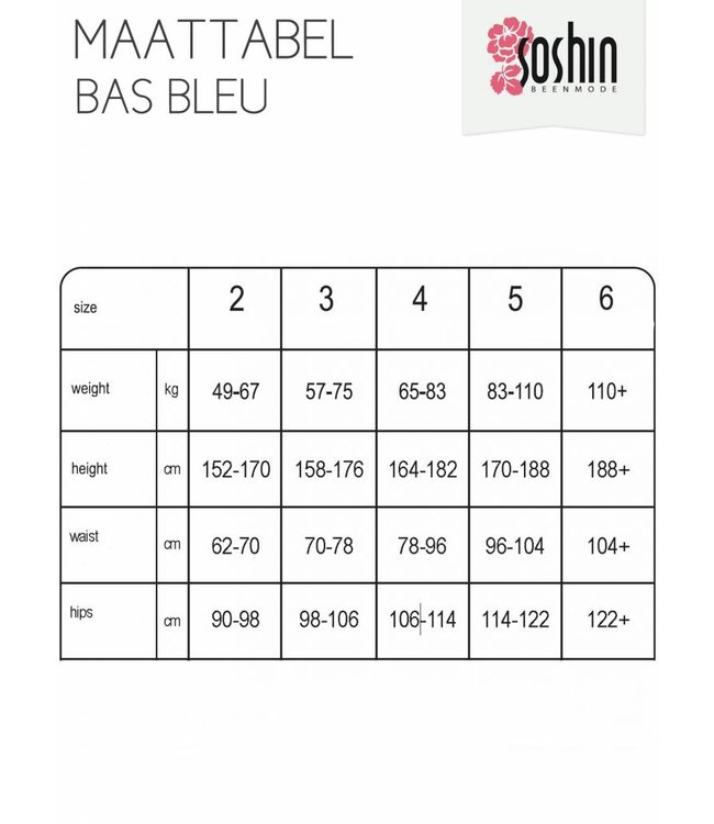 BAS BLEU Corrida rode netpanty