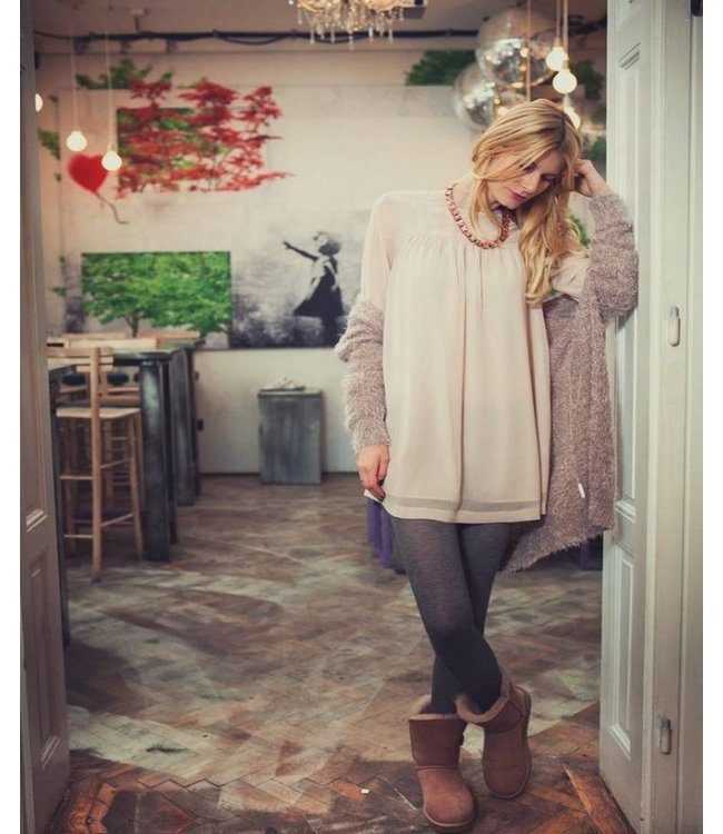 BONNIE DOON Ladies Plain navy katoenen maillot