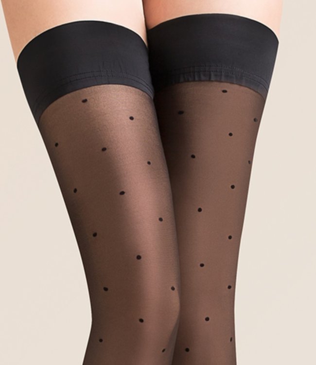 Puntina Dots 20 stay ups met stipjes - Foto 1 Soshin